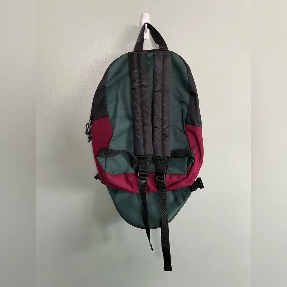 Rucksack International Red and Green Outdoor Backpack and Fanny Pack Combo